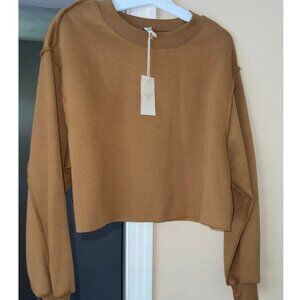 Cropped Oversized Sweatshirt